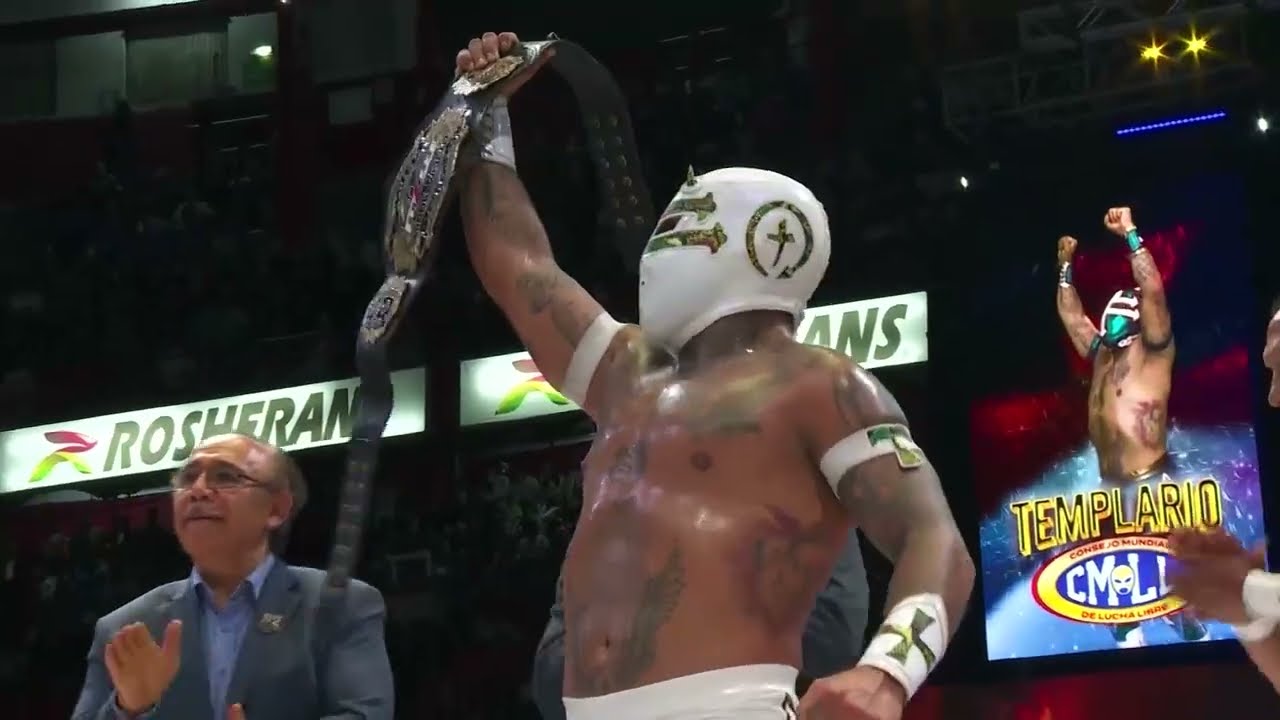 ¡Magistral! TEMPLARIO RETIENE el CAMPEONATO MUNDIAL MEDIO de MLW