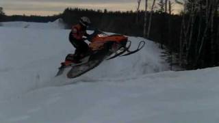 preview picture of video 'Weston S.J.A. Snowmobiling - Baby Jump'