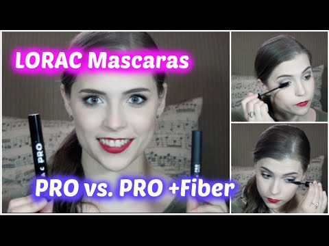 LORAC Mascaras: PRO vs PRO + Fiber Video