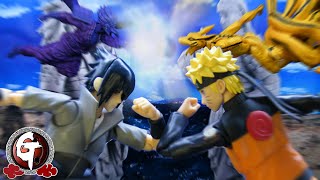 Naruto vs Sasuke Final Battle stop motionうずま