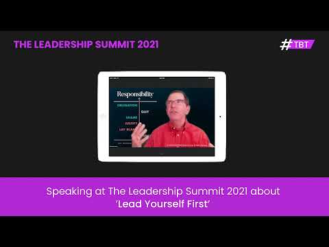 Throwback to Christopher Avery Speaking at The Leadership Summit 2021