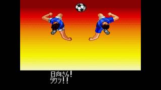 [SFC] Toho Twin Shot by Hyuga & Sawada 東宝ツインショット 日向 小次郎 沢田 タケシ 🌪️ | Captain Tsubasa 5 キャプテン翼V [4K]