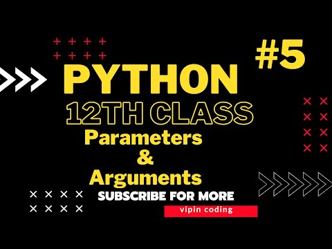Function Parameters Arguments In Python Parameters And Arguments Vipin Coding