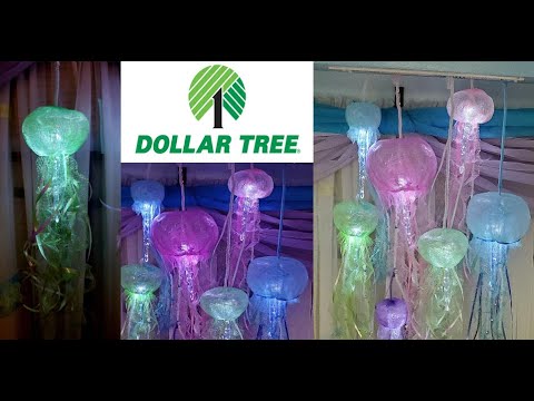 Jellyfish DIY a Christmas Theme Project - Dollar Tree