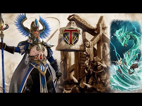High Elves Face ADVANCED ARTILLERY! High Elves vs Bretonnia