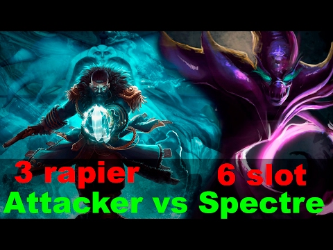 Attacker Kunkka vs Spectre | Rapier | hard game | Gameplay | Highlights — Dota 2