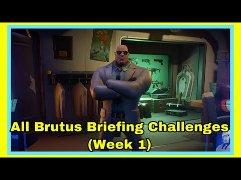 All Brutus Briefing (Week 1) Challenges Guide, Fortnite Chapter 2 Season 2.