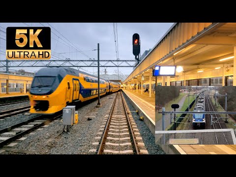 [5K] Cab view & Spotter Tom again! Amsterdam - Den Haag CABVIEW HOLLAND 17feb 2021