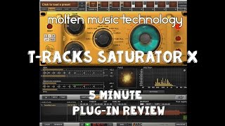 Video thumbnail for IK Multimedia T-Racks Saturator X - 5 minute plug-in review by Molten Music Technology