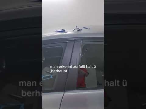 BMW E90 B-Säulen Folierung in Carbon-Look | Theothercarguys