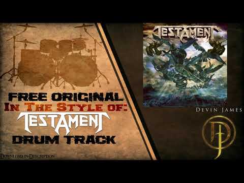 Testament Styled Free Original Drum Track - 197 BPM (FREE DOWNLOAD)