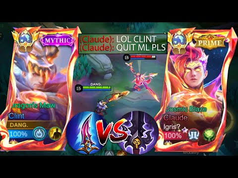 GLOBAL CLINT VS TOP 1 GLOBAL CLAUDE TRASHTALKER🔥 | ONE OF THE HARDEST RANKED GAME! (WHO WILL WIN?)