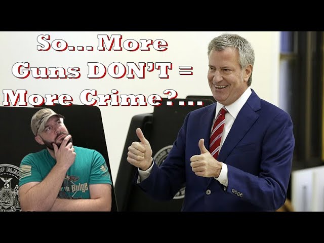 NYC just broke TWO Gun Control narratives… Gun Crime DOWN 31% while Gun Sales are UP…