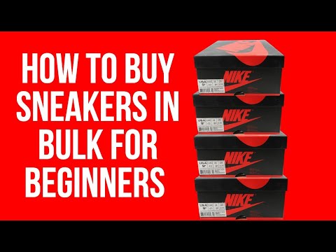 Part of a video titled How To Buy Sneakers In Bulk For Beginners - YouTube