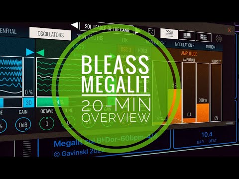 BLEASS MEGALIT: Wavetable Synth Made Easy (iOS / Desktop) Walkthrough & Demo! (See pin)