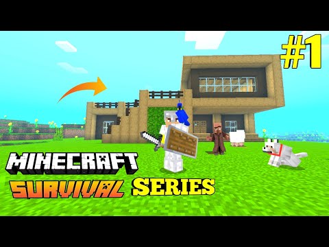 Minecraft Survival Series Pe EP 1 | Hindi | A New Journey In Minecraft Pe Survival