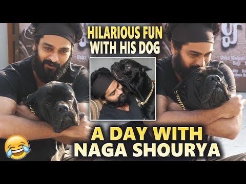 Naga Shaurya Making Hilarious Fun With His Dog || A Day With Shourya || Naga Shourya Lifestyle || SM
