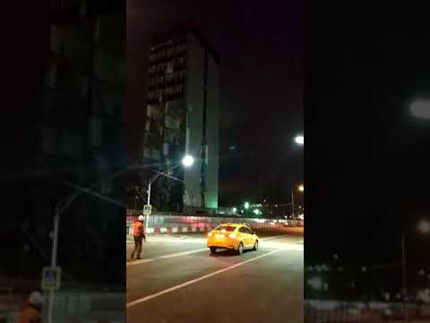 В Москве обрушился бизнес центр "Северянин"