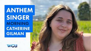 National Anthem by Caterine Gilman, Morning Ceremony - WGU 2026 New York Commencement