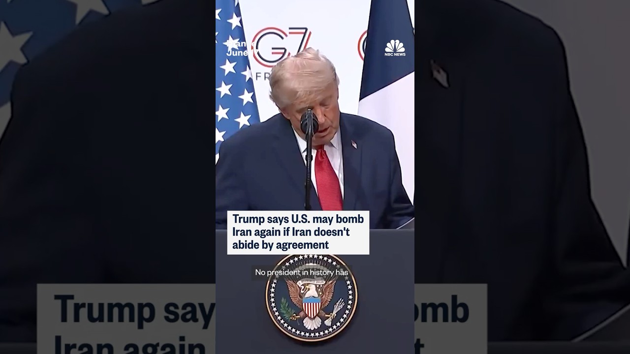 Video: Trump Warns of Renewed Strikes on Iran Over MOU Compliance