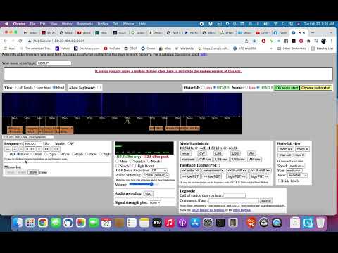 How to Use KFS WebSDR for CW