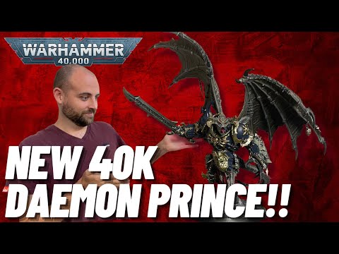 I painted the new Daemon Prince from Slaves to Darkness as a 40K model!