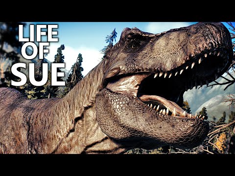 Life Of SUE The T-Rex ! Life In The Cretaceous Episode 01 | Jurassic World Evolution 2