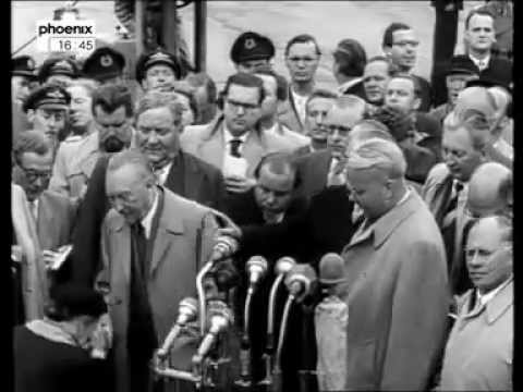 Konrad Adenauer (CDU) - Held für die Heimkehr der Zehntausend
