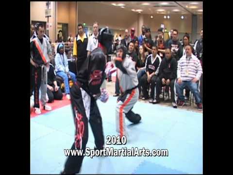 Paul Mendoza v Jamal Albini - Men's team sparring - 2010 Golden Gate Int'ls
