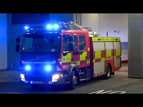 [TWO-TONES] Spennymoor Emergency One Volvo Pump Turnout | County Durham & Darlington Fire & Rescue