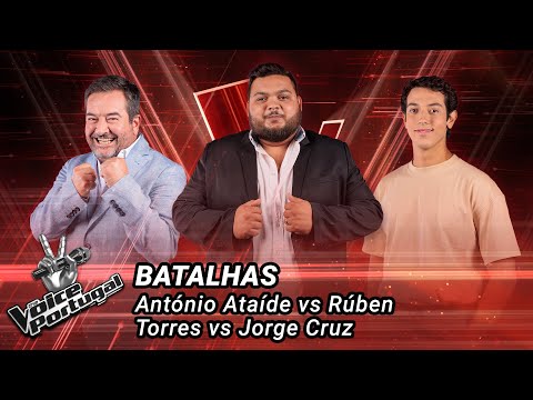 António Ataíde vs Rúben Torres vs Jorge Cruz | The Battles | The Voice Portugal