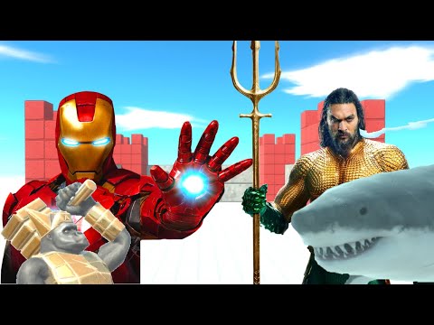 PRIMATES + FANTASY + A. HUMANS + IRON MAN VS AQUAMAN + INFERNALS + AQUATICS + C. DINOS - ARBS