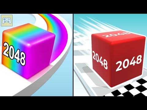 Jelly Run 2048 vs 2048 Cube Runner ✦ ASMR Gameplay Android iOS • 2048 Number Merge Race Games