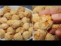 Mini Sesame Ball Snacks Recipe 10 Min Snacks Recipe Easy Sesame Ball Recipe Corner Cooks