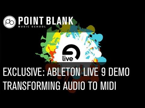 Exclusive Ableton Live 9 Demo: Audio to Midi