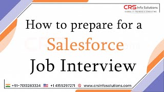 How to Prepare for a Salesforce Job Interview
