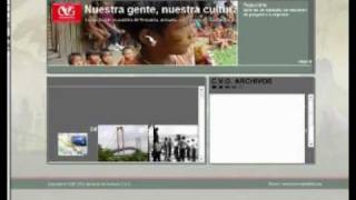 preview picture of video 'WebSite fotografico Multimedia 50 años CVG'