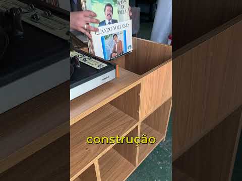 Estante para Discos de Vinil