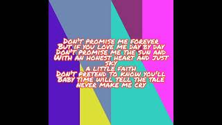 Jennifer Lopez - Promise Me You&#39;ll Try (Lyrics)
