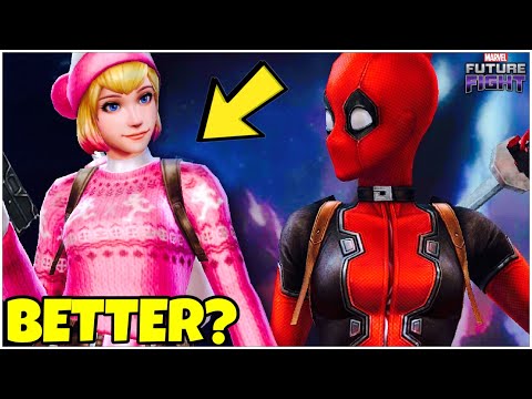GWENPOOL T3 SKILL BROKEN?? HOLIDAY PARTY UNIFORM BETTER THAN APRIL FOOLS | Marvel Future Fight