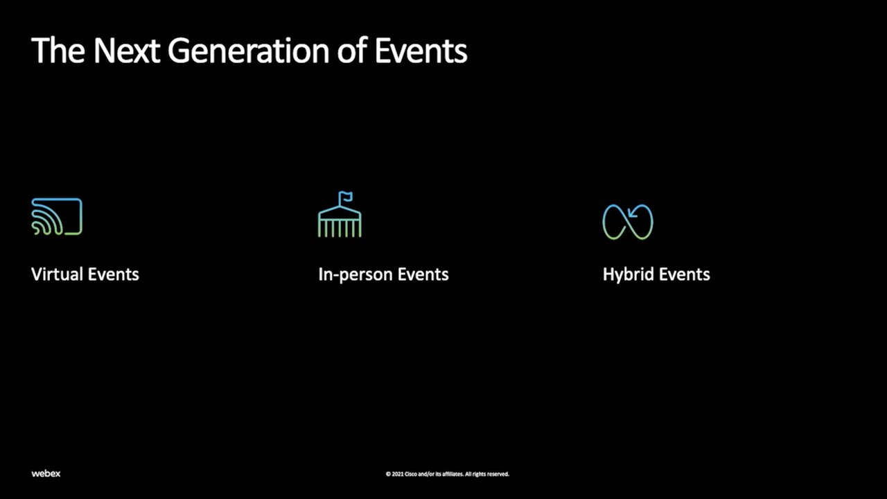 The new era of events will include in-person, virtual, and everything in-between