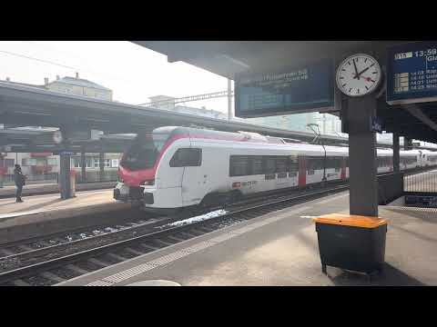 SBB IR36 Basel - Zürich Flughafen mit Stadler "Mouette" in Oerlikon