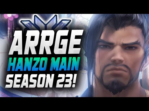 ARRGE SHOWING HIS HANZO SKILLS! [ OVERWATCH SEASON 23 TOP 500 ]