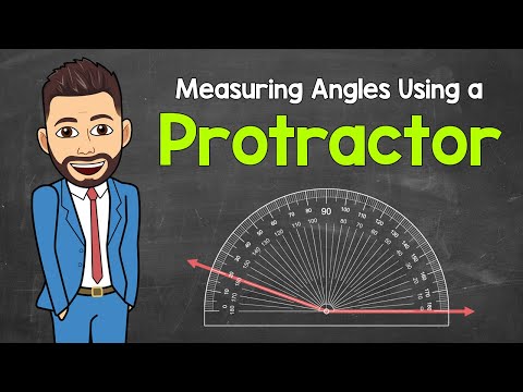 Part of a video titled How to Measure Angles Using a Protractor | Math with Mr. J - YouTube