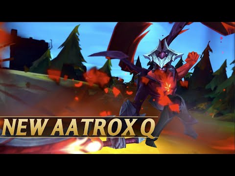 NEW AATROX Q CHANGE - League of Legends