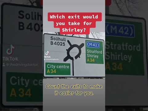 Roundabout Signs #drivingtest #car #junction #caraccessories #automobile #roundabout #carparts
