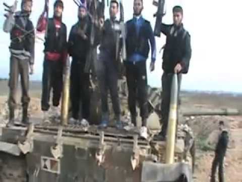 اغتنام دبابة من سرية خراب الشحم بعد السيطرة عليها من قبل كتيبة أنصار السنة في ريف درعا