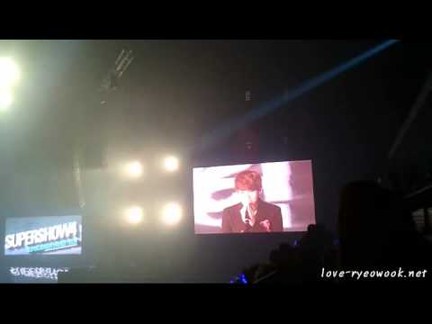 120317 SS4 in BKK day 2 - Ryeowook greeting in Thai