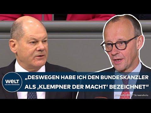 HAUSHALTSKRISE: "Klempner der Macht" – Warum Friedrich Merz Kanzler Olaf Scholz so bezeichnet hat