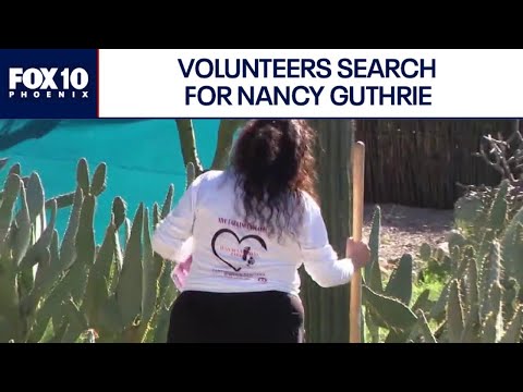 Nancy Guthrie: Volunteers take search into their own hands | FOX 10 Phoenix